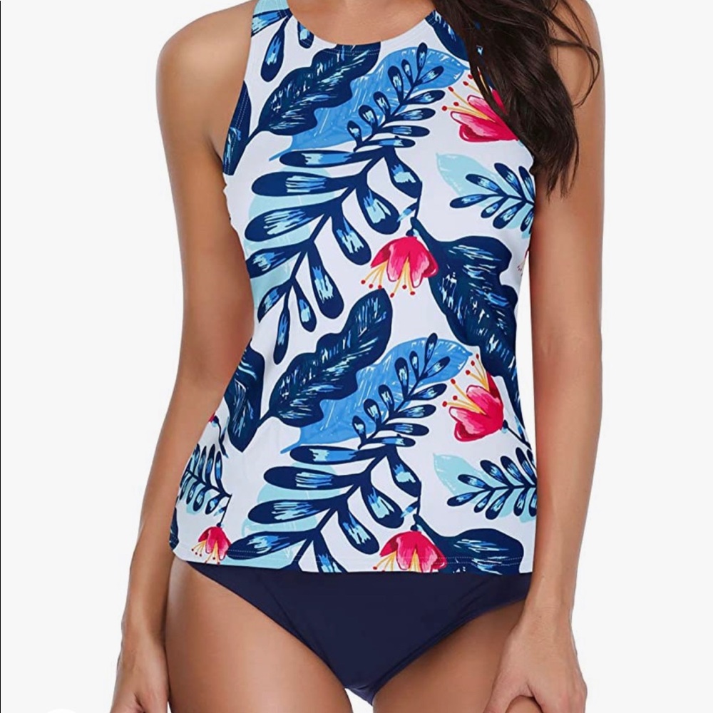 High neck tankini (Amazon) Size M